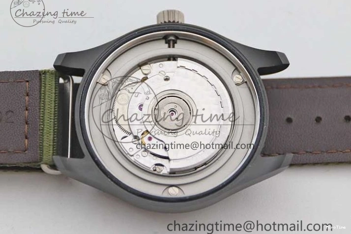 MIROTIME 0119 Packable Mark XVIII ‘TOPGUN SFTI’ Ceramic M+F Best Edition Black Dial on Green Nylon Strap 7048